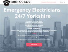 Tablet Screenshot of emergency-electricians.co.uk